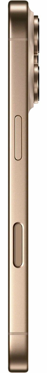 Товар Смартфон Apple iPhone 16 Pro 128 Gb, Desert Titanium, eSIM, золотистый