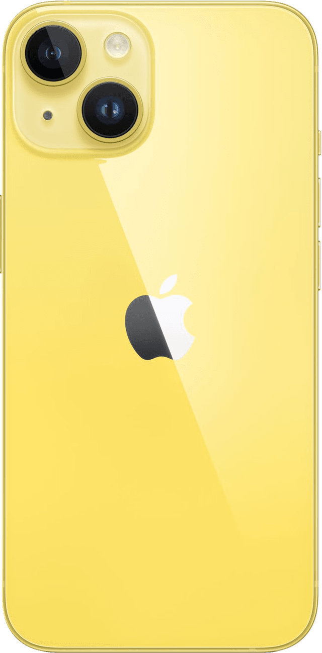 Товар Смартфон Apple iPhone 14 128 ГБ, ( Dual: Nano SIM+ eSIM), Yellow, желтый (Без RuStore)