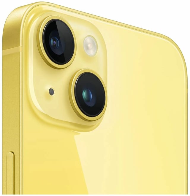 Товар Смартфон Apple iPhone 14 256 ГБ, Dual: (nano SIM + eSIM), Yellow (Желтый)