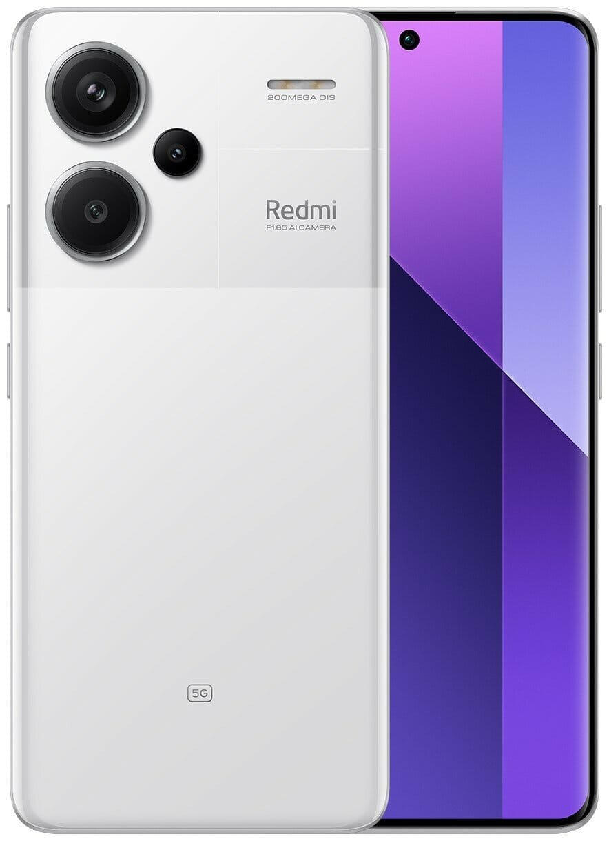Товар Смартфон Xiaomi Redmi Note 13 Pro Plus 5G 8/256Gb, 6.67 AMOLED, 120ГГЦ, 200 MP, 5000 мАч White, Белый, RU