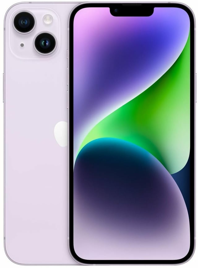 Товар Смартфон Apple iPhone 14 Plus 128 ГБ, Dual: nano SIM + eSIM, Purple / фиолетовый. Без RuStore.