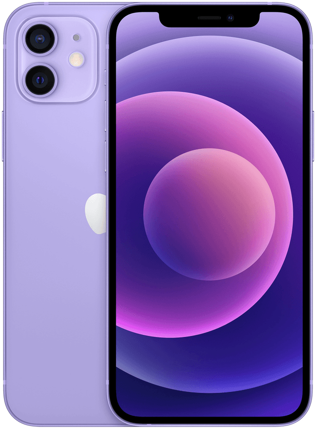 Товар Смартфон Apple iPhone 12 128 ГБ, nano SIM+eSIM, фиолетовый (purple)