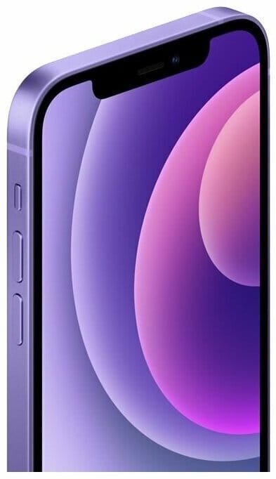 Товар Смартфон Apple iPhone 12 128 ГБ, nano SIM+eSIM, фиолетовый (purple)