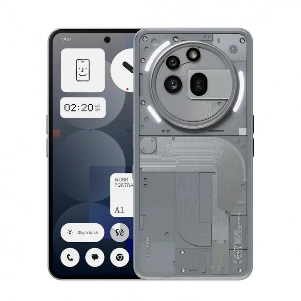 Товар Смартфон Nothing Phone 3A Pro, 12/256Gb, AMOLED, Gray (Cерый)