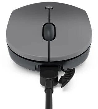 Товар Мышь Lenovo Go серый оптическая (2400dpi) беспроводная Usb-c для ноутбука (3but) GY51C21210 .