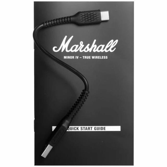 Товар Беспроводные наушники динамические Marshall Minor 4, Black/черные
