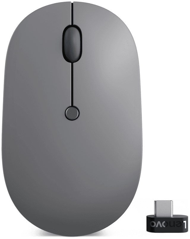 Товар Мышь Lenovo Go серый оптическая (2400dpi) беспроводная Usb-c для ноутбука (3but) GY51C21210 .