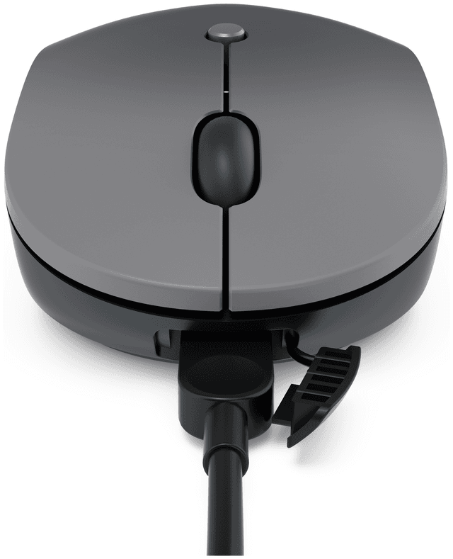 Товар Мышь Lenovo Go серый оптическая (2400dpi) беспроводная Usb-c для ноутбука (3but) GY51C21210 .