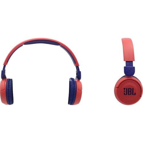Товар Наушники детские беспроводные JBL JR 310BT, blue/red, складные, накладные, синие/красные