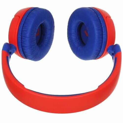 Товар Наушники детские беспроводные JBL JR 310BT, blue/red, складные, накладные, синие/красные