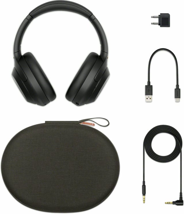 Товар Беспроводные наушники с шумоподавлением Sony WH-1000XM4, Black | Черный