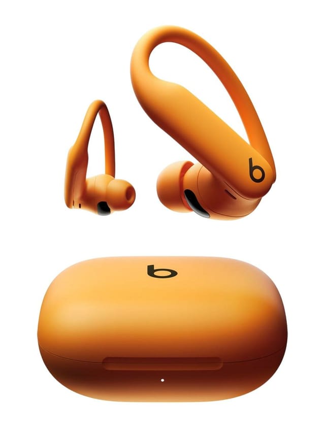 Товар Беспроводные наушники Beats Powerbeats Pro 2, Electric Orange оранжевые