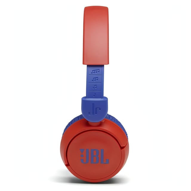 Товар Наушники детские беспроводные JBL JR 310BT, blue/red, складные, накладные, синие/красные