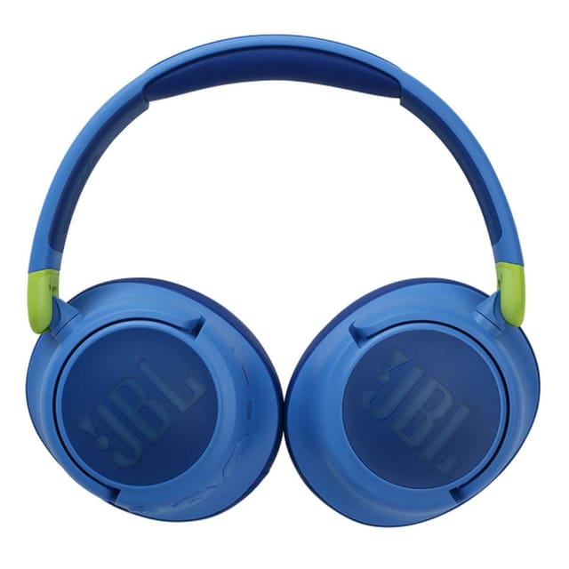 Товар Детские наушники JBL JR460, гарнитура, шумоподавление, Bluetooth 5.0, голубые