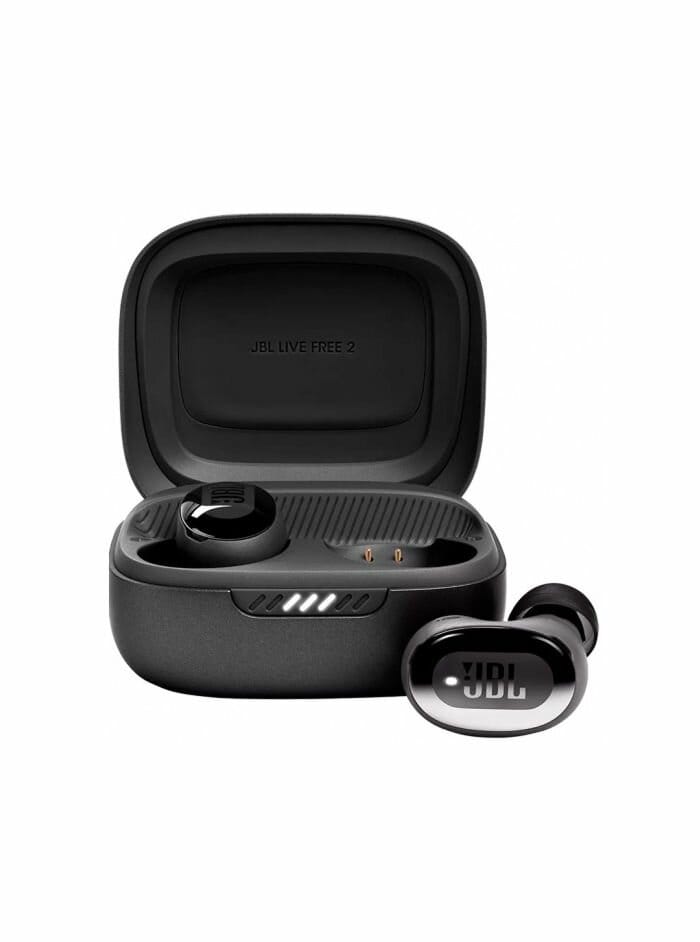 Товар Беспроводные наушники JBL Live Free II, с шумоподавлением, Bluetooth 5.2, чёрные