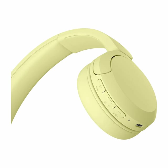 Товар Беспроводные наушники Sony WH-CH520 Yellow (Желтый), накладные