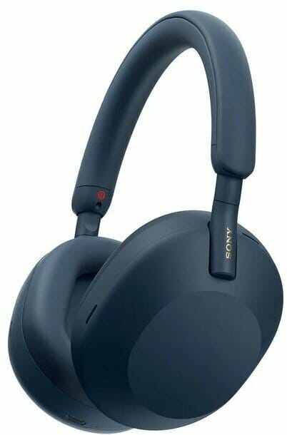 Товар Беспроводные, полноразмерные наушники Sony WH-1000XM5, Blue, с шумоподавлением
