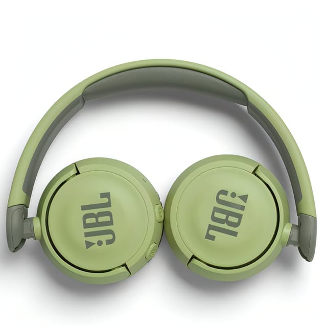 Товар Детские беспроводные накладные наушники JBL JR310BT, зеленый