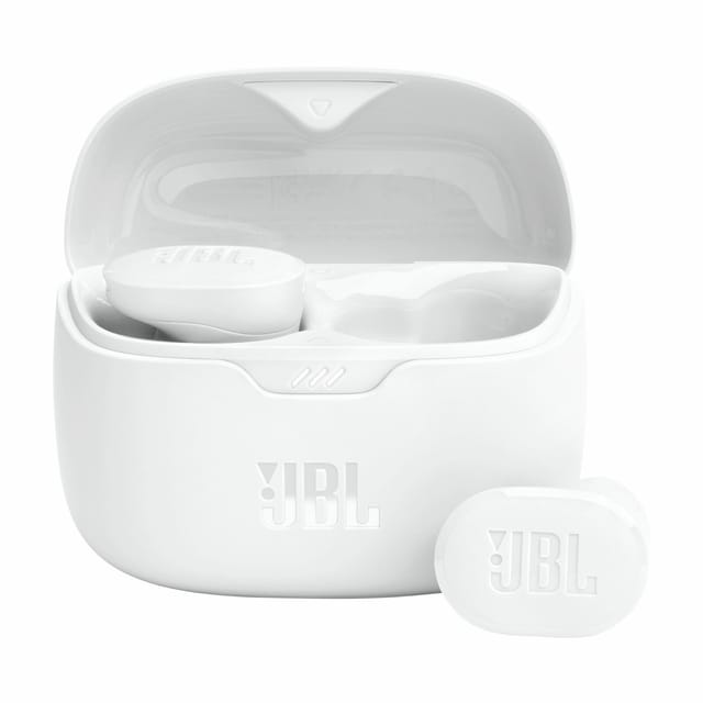 Товар Наушники JBL Tune Buds, беспроводные, закрытые, влагозащита, белые