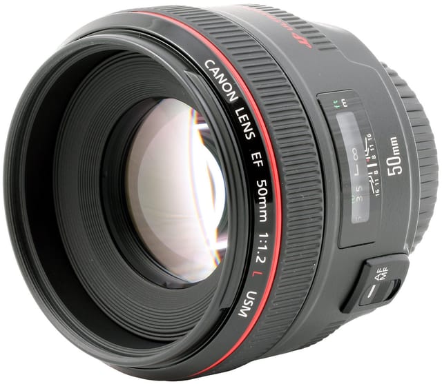 Товар Canon EF 50mm f/1.2L USM Lens – Professional Prime Lens for DSLR, Ultra-Fast Aperture, Full-Frame Compatible