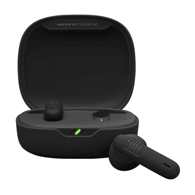 Товар Наушники беспроводные JBL Wave Flex 2, черные, шумоподавление.