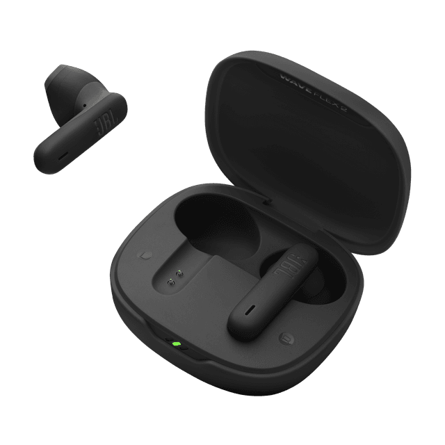 Товар Наушники беспроводные JBL Wave Flex 2, черные, шумоподавление.