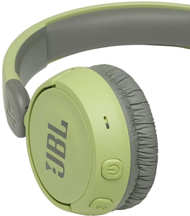 Товар Детские беспроводные накладные наушники JBL JR310BT, зеленый