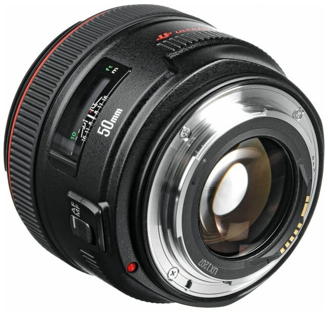 Товар Canon EF 50mm f/1.2L USM Lens – Professional Prime Lens for DSLR, Ultra-Fast Aperture, Full-Frame Compatible