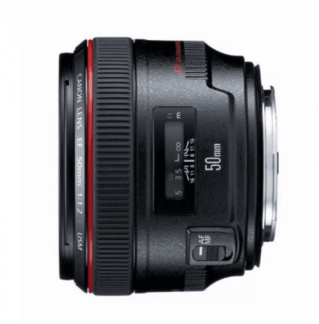 Товар Canon EF 50mm f/1.2L USM Lens – Professional Prime Lens for DSLR, Ultra-Fast Aperture, Full-Frame Compatible