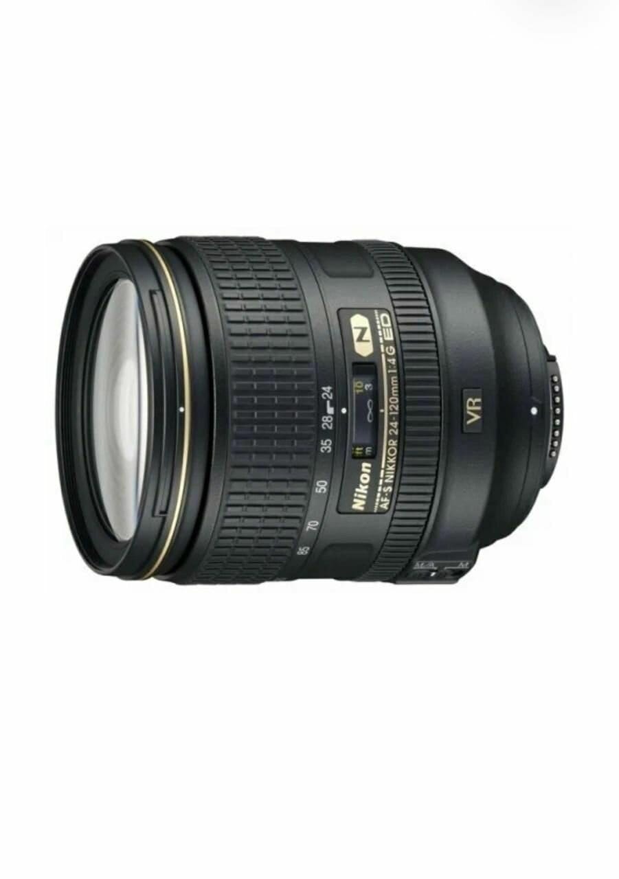 Товар Объектив Nikon 24-120mm, f/4, ED VR, AF-S, зум, 5х, для Nikon F, черный