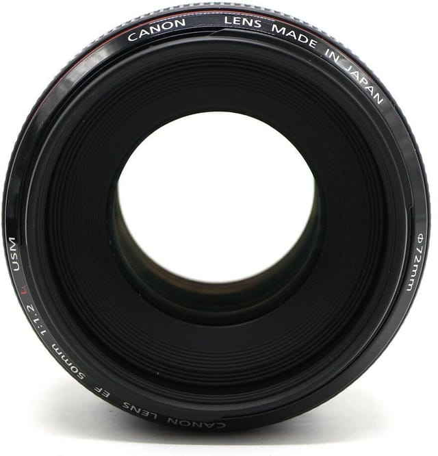Товар Canon EF 50mm f/1.2L USM Lens – Professional Prime Lens for DSLR, Ultra-Fast Aperture, Full-Frame Compatible