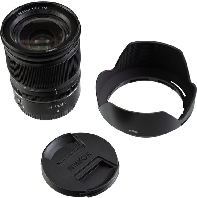 Товар Объектив Nikon NIKKOR Z 24-70 mm f/4, стабилизация, для Nikon Z, черный
