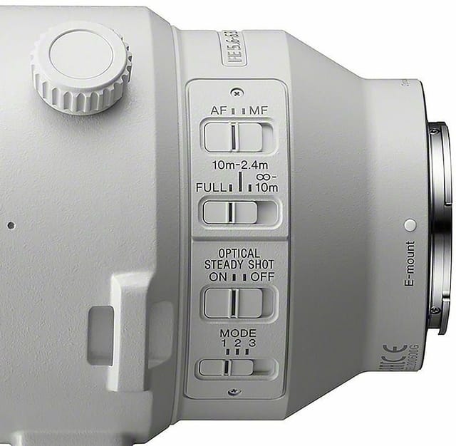 Товар Sony FE 200–600mm f/5.6–6.3G OSS (SEL-200600G), белый/черный