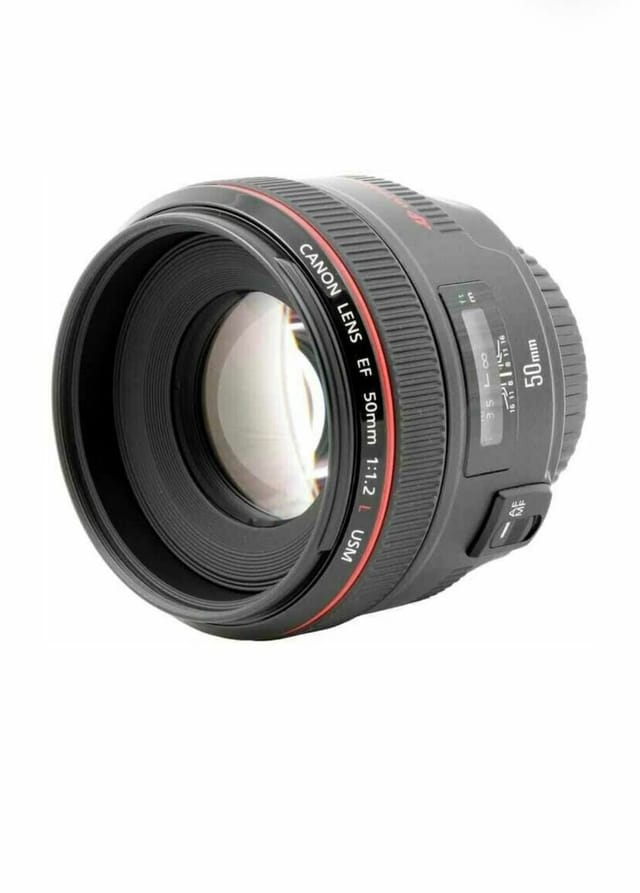 Товар Canon EF 50mm f/1.2L USM Lens – Professional Prime Lens for DSLR, Ultra-Fast Aperture, Full-Frame Compatible