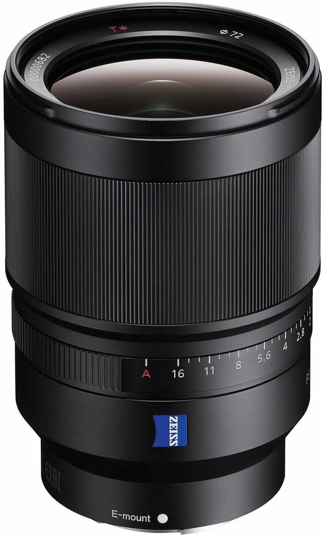 Товар Объектив Sony FE 35mm f/1.4 GM (SEL35F14GM), черный, широкоугольный, с диафрагмой F1.4, байонет Sony E, черный