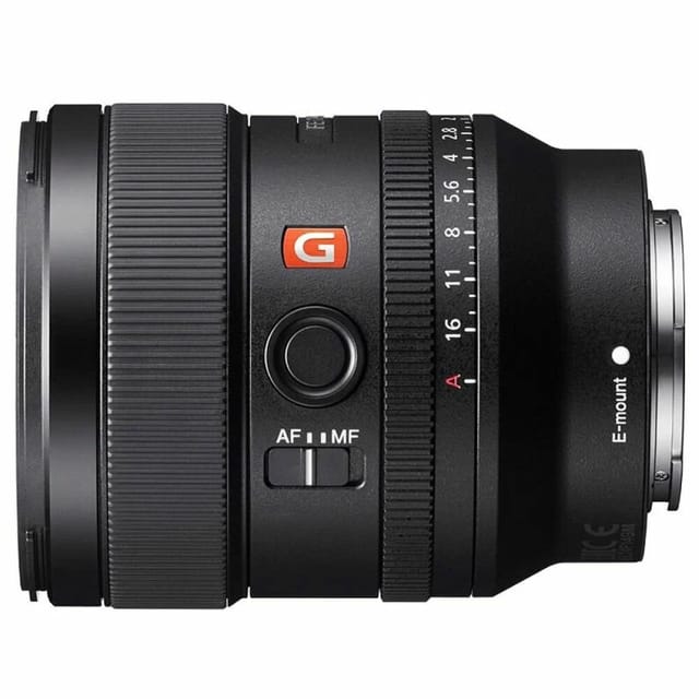 Товар Объектив Sony SEL24F14GM, 24 мм, F1.4, асферические элементы, защита от пыли и влаги, чёрный
