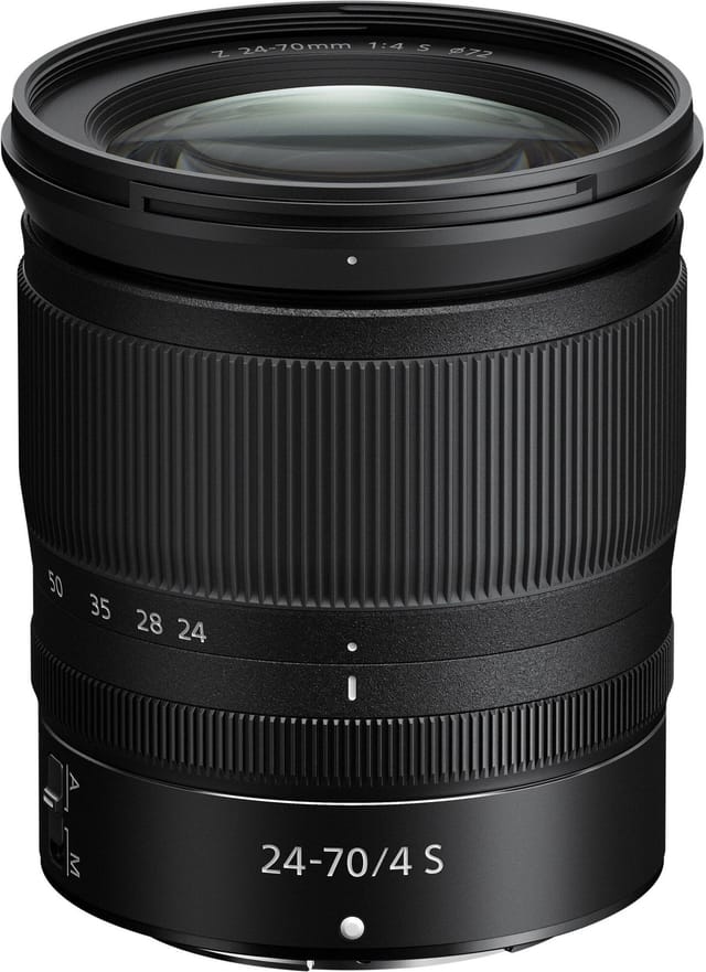 Товар Объектив Nikon NIKKOR Z 24-70 mm f/4, стабилизация, для Nikon Z, черный