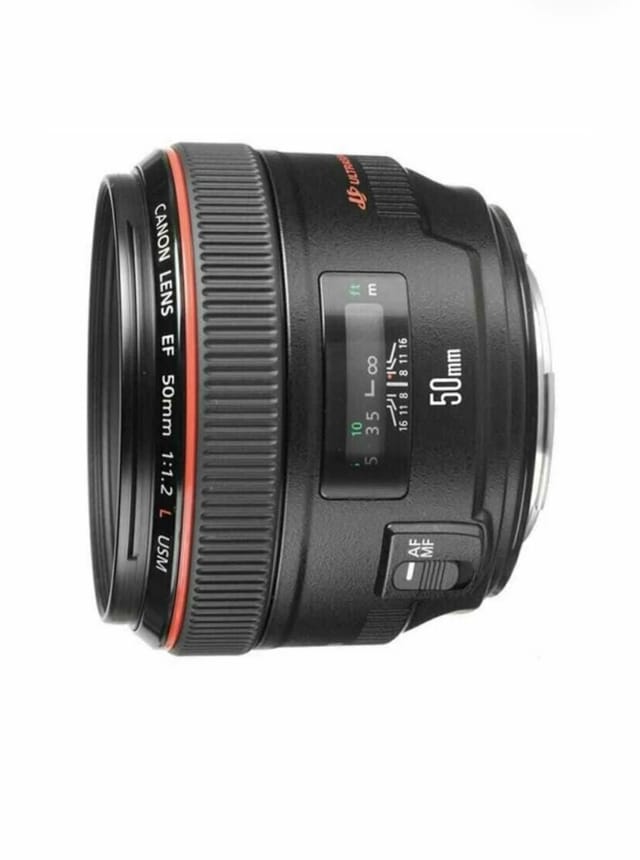 Товар Canon EF 50mm f/1.2L USM Lens – Professional Prime Lens for DSLR, Ultra-Fast Aperture, Full-Frame Compatible