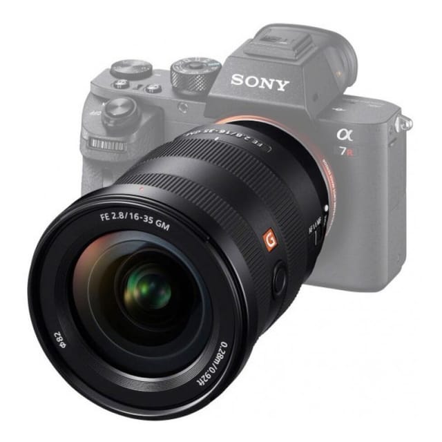 Товар Объектив Sony SEL1635GM, для Sony E, 16-35 мм, F/2.8, байонет Sony E, черный