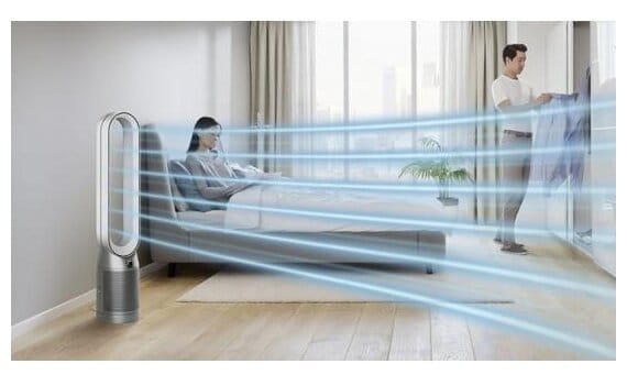 Товар Очиститель воздуха и увлажнитель Dyson Purifier Humidify+Cool Formaldehyde PH04, белый/золотой (Переходник в подарок)