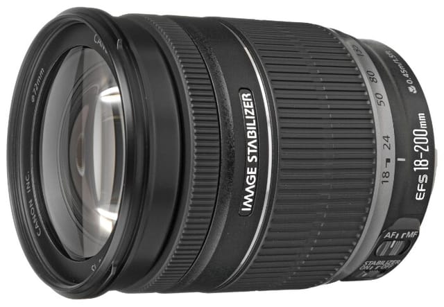 Товар Объектив Canon EF-S 18-200mm f/3.5-5.6 IS мощный диапазон фокусных расстояний для любых задач