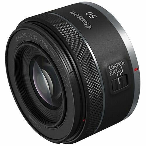 Товар Объектив Canon RF 50 mm F 1.8 STM, автофокус, пластик, черный