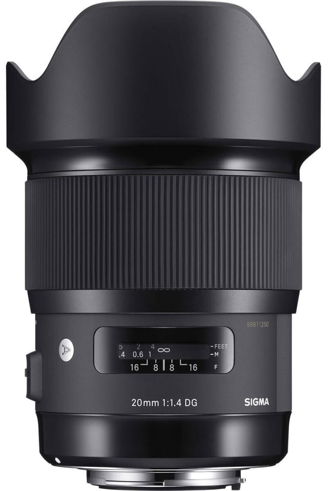 Товар Объектив Sigma AF 20 mm f/1.4 EX DG HSM | Art for Nikon EF, черный