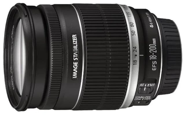 Товар Объектив Canon EF-S 18-200mm f/3.5-5.6 IS мощный диапазон фокусных расстояний для любых задач