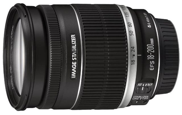Товар Объектив Canon EF-S 18-200mm f/3.5-5.6 IS мощный диапазон фокусных расстояний для любых задач