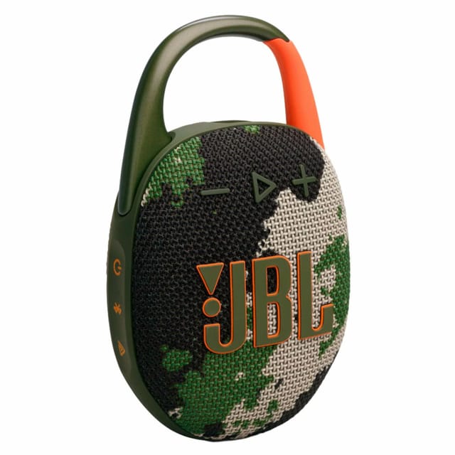 Товар Портативная колонка JBL Clip 5 (JBLCLIP5SQUAD) 7 Вт , Bluetooth 5.3, IP67, камуфляж