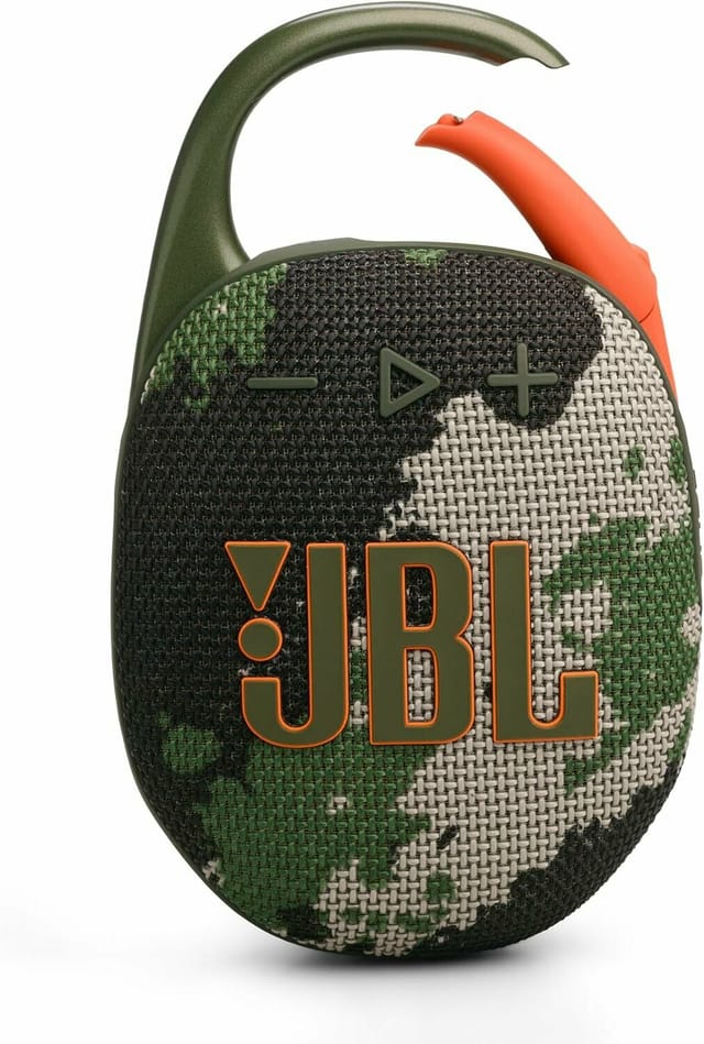 Товар Портативная колонка JBL Clip 5 (JBLCLIP5SQUAD) 7 Вт , Bluetooth 5.3, IP67, камуфляж
