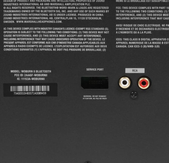 Товар Колонка портативная Marshall Woburn II, цвет белый, мощность 80W, акустика 2.1 BT, 3.5Jack (1127748)