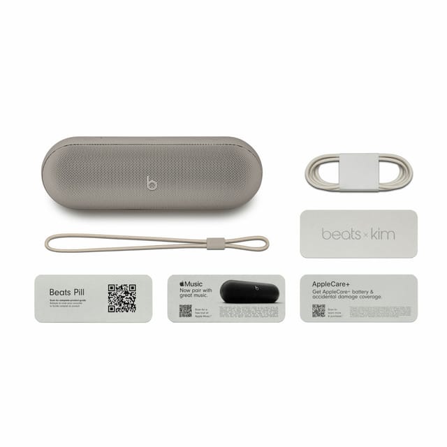 Товар Беспроводная колонка Beats Pill (2024) x Kim Kardashian, MAX24LL/A, 2024, Light Gray