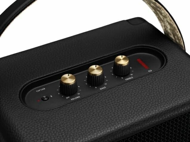 Товар Портативная колонка Marshall "Tufton", с ручкой, влагозащищенная, 80Вт, черная